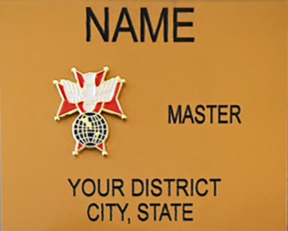 Name Badge (GOLD)